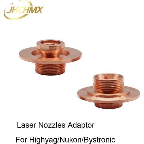 JHCHMX High Quality Bystronic/Highyag/Nukon Laser Nozzles Holder Adaptor 10051133 10046030 Fiber Laser Spare Parts Factory Sales