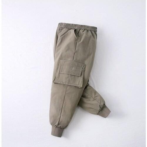 Winter Harem Pants Waterproof Girls Warm Jumpsuits Boys Snow Down Trousers Kids Snowboard Baby Outdoor Overalls