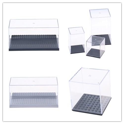 1/2 Steps Display Case/Box Dustproof ShowCase For Acrylic Plastic Display Box Case