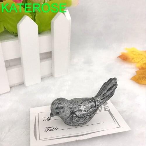 24PCS Mini Bird Design Place Card Holder Name Holders Baby Birthday Party Decoration Wedding Favors