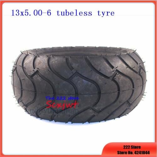 13x5.00-6 Inch Tread Tires Tubeless Rubber tyres for Electric Mini Pocket Bike Scooter Go Kart ATV Quad Dirt bike
