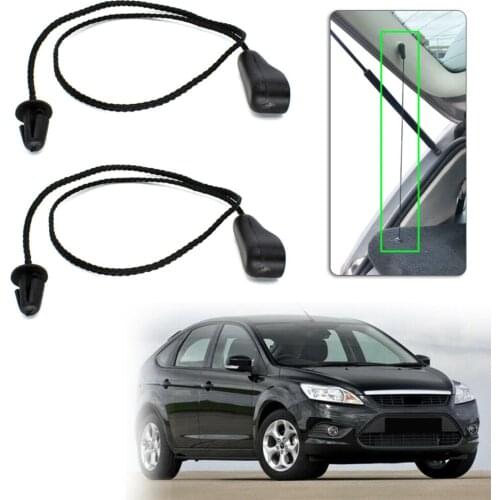 2set Boot Trunk Parcel Shelf Tray Strap String Clips For Focus MK2 MK2.5 Parcel Shelf Lift Cover Strap String Clip