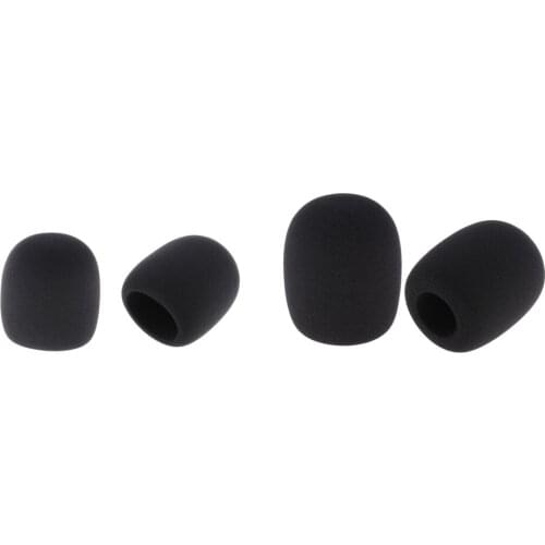 2 Pieces Windshield with Wide Microphone Foam Cover for 4 / 5cm Condenser Microphone Equipment