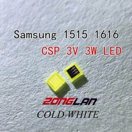 200PCS samsung LED LCD Backlight TV Application LED Backlight 3W 3V CSP 1515 Cool white LCD Backlight for TV TV Application