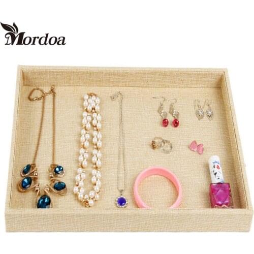 2016 Free Shipping Jewelry Display Case All Sorts of Small Adorn Article Can be Placed Dish Show Case jewelry Show Box Tray