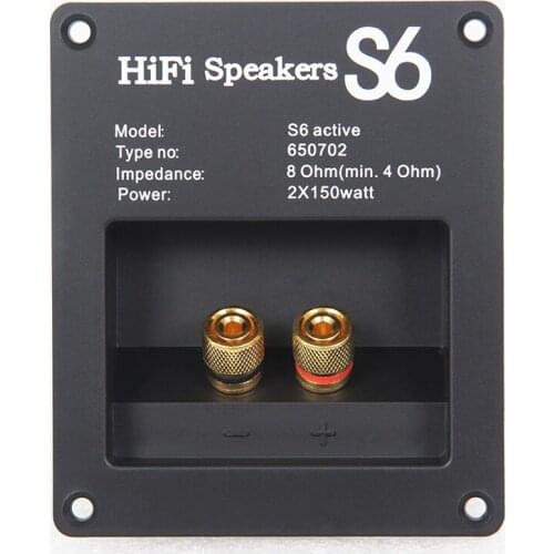 5pcs Audio Cable Connector Two Speaker Junction Panel ABS Material With Word Box DIY Terminal Cable Adapter