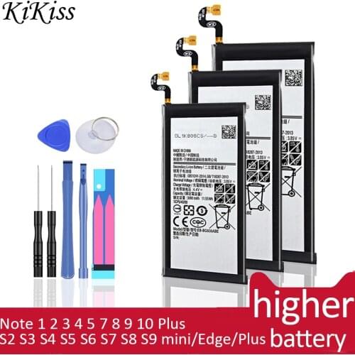 Battery for Samsung Galaxy Note 1 2 3 4 Edge/S2 S3 S4 S5 S6 S7 S8 S9 mini Edge Plus SM N910H/A/C/F/X i9300i i9305 G955F G950F