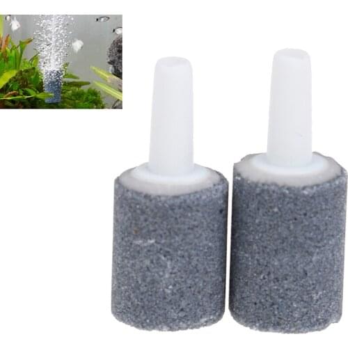 Aquarium Cylinder Shape Air Stone Mineral Bubbles Release Fish Tank Punp Airstone Accessories Fish Tank Air Pump