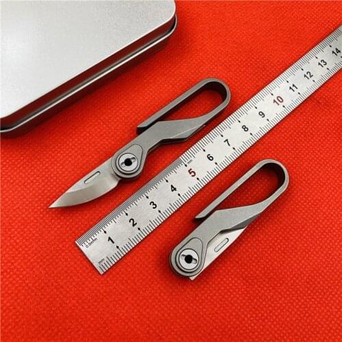 Titanium alloy key chain pendant multifunctional combination outdoor portable box opening artifact m390 steel EDC tool