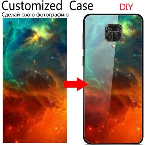 DIY Custom Tempered Glass Phone Case for Huawei P40 P30 P20 Mate 40 30 20 10 Pro lite Plus P smart 2019 2020 Cover