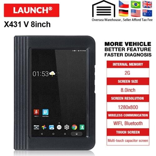 LAUNCH X431 V8 Full System Car Diagnostic tool Bluetooth WiFi Support ECU Coding X-431 V Pro Mini Auto Scanner