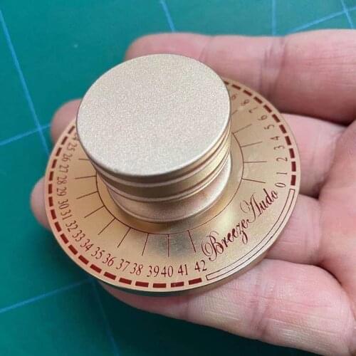 Diameter 60 Height 23 Mm Knob All Aluminum Power Amplifier Chassis Knob Inner Hole 6 Mm Potentiometer Knob