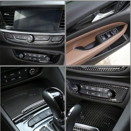 For BUICK Regal 2017-2020 Car Interior Modifications Real Carbon Fiber (Soft) Auto Parts Variety Of Options