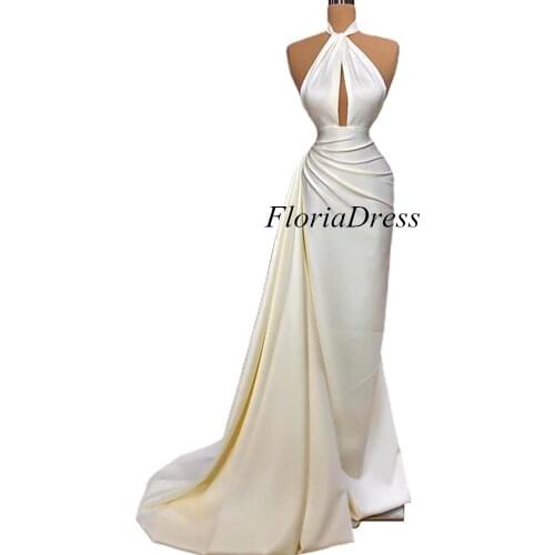 Floria Simple Party Dress Evening Gown Long Custom Plus Size Women Robe Soiree Formal Clothes Special Occasion Wedding Ceremony