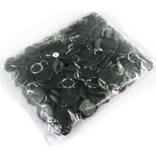KinJoin 100pcs/bag 125Khz RFID Tag Proximity Keyfobs Ring Access Control Card 6 Colour for Access Control Card Reader