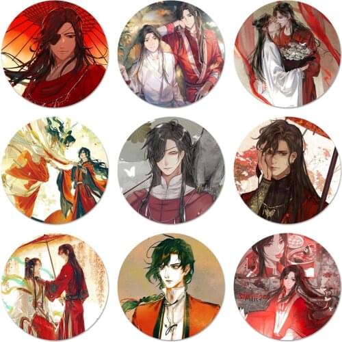 Chinese style Tian Guan Ci Fu Refrigerator Magnet Bottle Opener Beer Coke Sue Bottle Opener 58mm