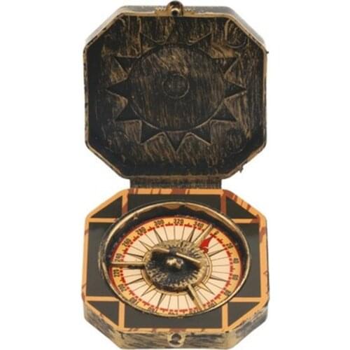 Nautical Compass Pirate Captain Costume Toy Halloween Party Cosplay Decoration