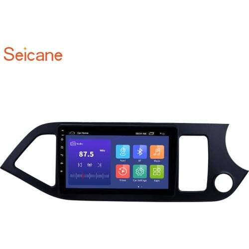 Seicane 9 inch HD Touchscreen 2din Android 10.0 Multimedia player For 2011 2012 2013 2014 KIA Picanto Mornings Support DVR Wifi