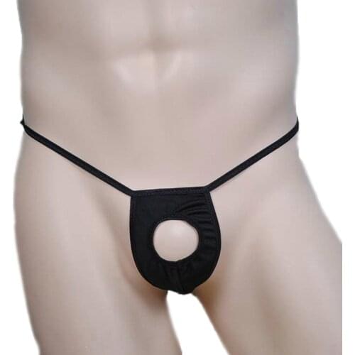 Man Exotic Briefs Sexy Lingerie Thongs G Strings Hollow Exposed Penis Cock Men Sex Panty Jockstrap Erotic Underwear Male Panties