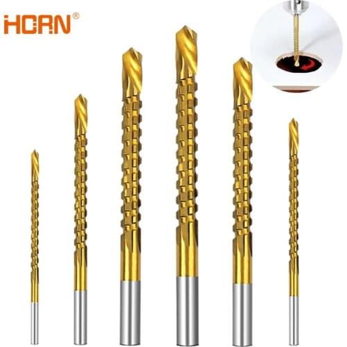 6pcs/set Cobalt Drill Bit Set Spiral Screw Metric Composite Tap Drill Bit Tap Twist drill bit set multi-function metal special