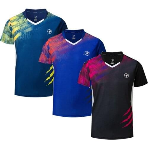 New Badminton shirts Men/Women, sport shirt Tennis shirts , table tennis t-shirt , Quick dry sports training t-shirts AB121