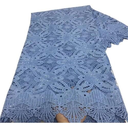 New French Nigerian Sequins Net Lace, African Tulle Mesh Lace Fabric High Quality For Party Wedding Dress 5 yards/lot XZ-150