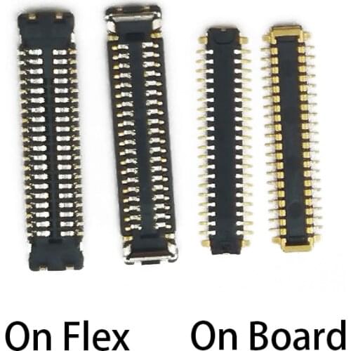 2Pcs LCD Display FPC Connector On Logic Board For Xiaomi Mi9 Mi 9 SE CC9 9SE 10 10PRO A3 Mi9 Lite Screen Plug Port Flex 40pin