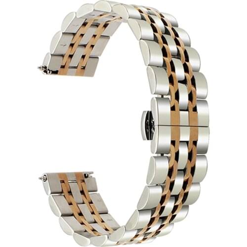 47mm Fashion Bracelet Strap Band Replacement Stainless Steel Watch Band Accessory Band For Amazfit Gtr Smart Watch Accessories