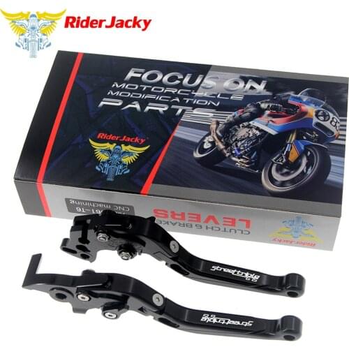 Riderjacky For Triumph 675 Street Triple 2008-2016 2012 2013 2014 2015 Motorcycle CNC Folding Extendable Brake Clutch Levers