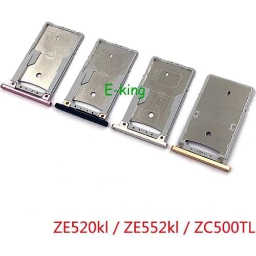 For Asus Zenfone 3 ZE552kl ZE520KL ZC500TL Sim Card Slot Tray Holder Sim Card Reader Socket