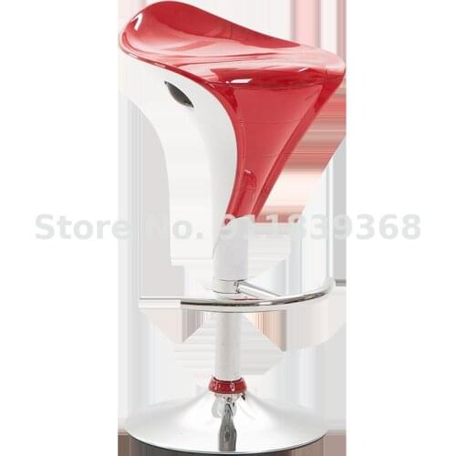 Modern Simple Bar Chair Lift Chair High Stool Bar Chair Bar Stool Rotary Bar Chair Creative High Stool