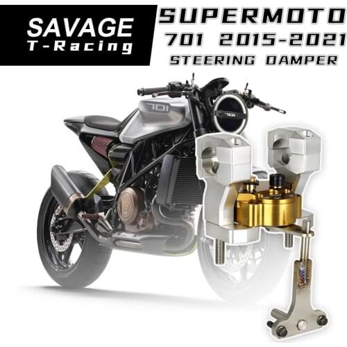 Steering Damper Stabilizer For Husqvarna Enduro Supermoto 701 2015-2021 Motorcycle Accessories Handlebar Riser Clamp Bracket