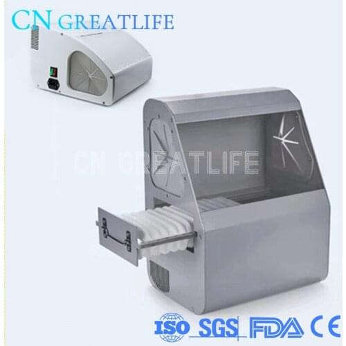 Dental Lab Equipment Vacuum Cleaner Collector Box Sandblasting Dust Collector Mobile Polishing Machine Dust Collector