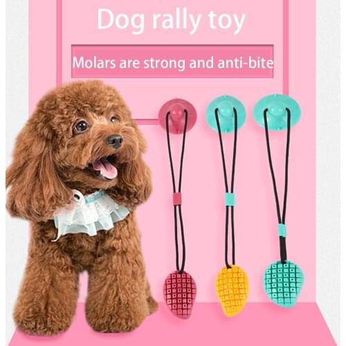 Dog Rope Ball Pull Toy With Sucker Chew Toy Sucker Ball Dog Puppy Chew Toy Dog Rope Ball Pull Toy Dog Toy
