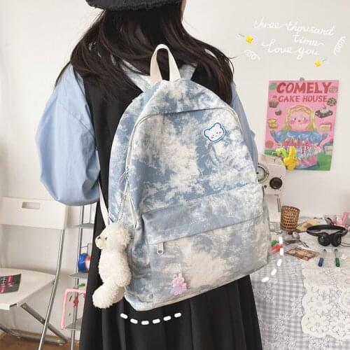 Female Oxford Backpack Rendering Backpacks for Women High Quality Waterproof School Bag Canvas Travel Rucksack Printing Bookbags