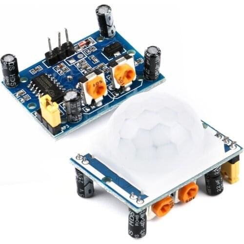 1/3pcs SR501 Motion Sensor Detector Module HC-SR501 Adjust IR Pyroelectric Infrared PIR Module Sensor Module For Arduino Diy Kit