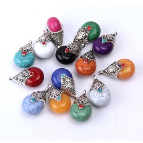 30 Pieces vintage pendant charms for jewelry making supplies diy earrings necklace accessories handmade materials