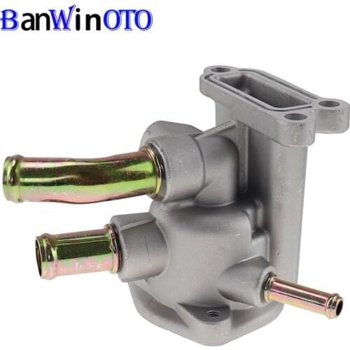 Aluminum Engine Cooling Thermostat Housing Cover Auto Engine Coolant Water Flange For Nissan Tsuru 11061-65Y00 1106165Y00