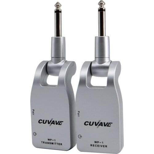 CUVAVE WP-1 Audio Wireless System for Guitar Bass Violin Music Istrument 48KHz High Sound Quality 100 Feet Transmission Distance