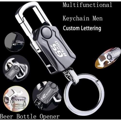 Motorcycle Key Keychain Metal Multifunction Keyring For BMW R1250GS R HP ADV Adventure GSA R1250 GS GSA R 1250 GS Accessories
