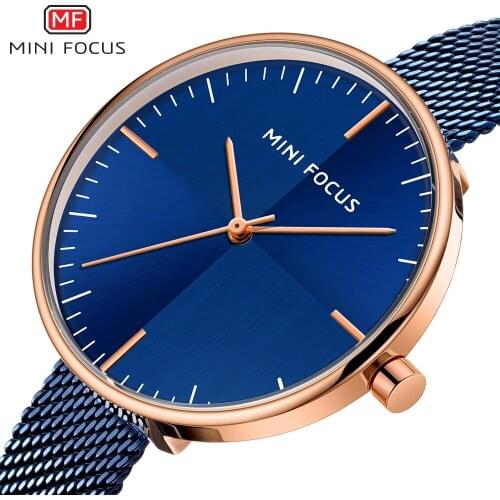 MINI FOCUS Simple Watch for Women Quartz Wristwatches Business Waterproof Ladies Watches Casual Fashion Gift Clocks часы женские