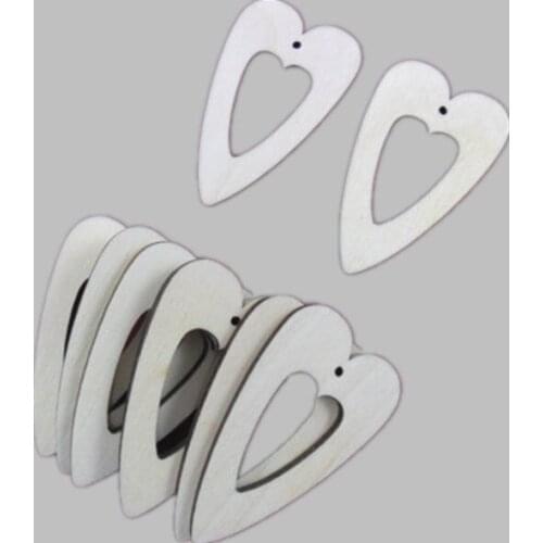 Wood Earring Tapered Shapes Jewelry Blanks 2" H Laser Cut Necklace Pendant