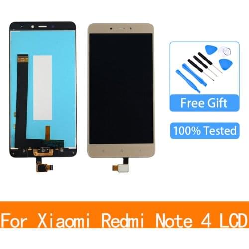 For Xiaomi Redmi Note 4 LCD Display and Touch Screen With Frame 5.5 Inch Tested For Xiaomi Redmi Note 4 for MTK Helio X20