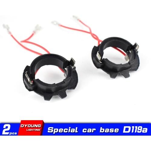 H7 Led Adapter For Volkswagen MK5 Jetta GOLF 5 Auto Parts Base Headlight Holder With Wire 2Pcs D119A Factory Direct Selling