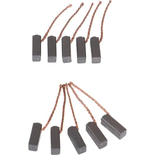 Hot! High Quality 10psc Graphite Carbon Brush 5*6*14mm DC Motor Carbon Brush Graphite Carbon Brush New
