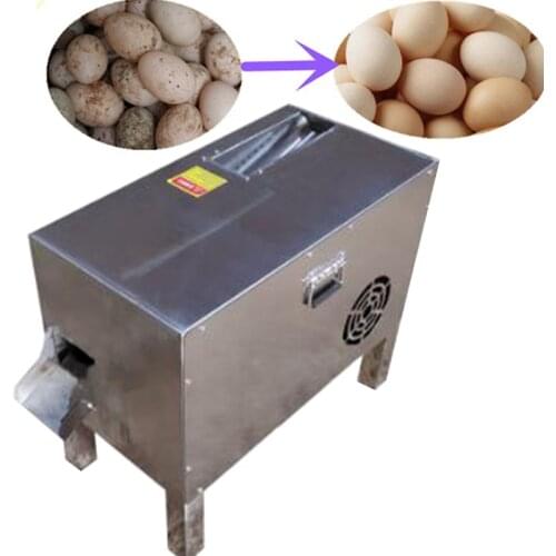 Istainless Steel Brush Washing Egg Machine/Cleaning Dirty Duck Eggs Machine/Poultry Egg Washer And Cleaner