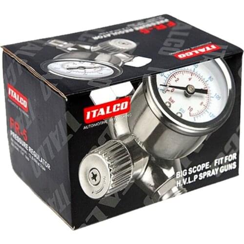 Italco FR-5 Premium Air Pressure Regulator With Manometer Gauge HVLP Spray Gun