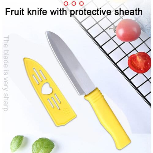 New Fruit Knife Thicken Stainless Steel Cut Vegetable Sushi Tool Home Kitchen Knives Cooking Tools Outdoor Camping Supplies