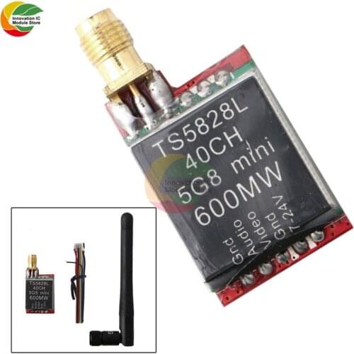 5.8G TS5823L TS5828L 600 mW 40CH Video Sender Micro Draadloze Video Zender Module with 5.8 GHz VTX 180 -350 Klasse Quadcopter