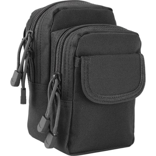 Tactical Waist Pouch EDC Molle Pouch Utility Small Pocket Gadget Belt Waist Bag Compact Tool Organizer Pack Phone Bag Holster